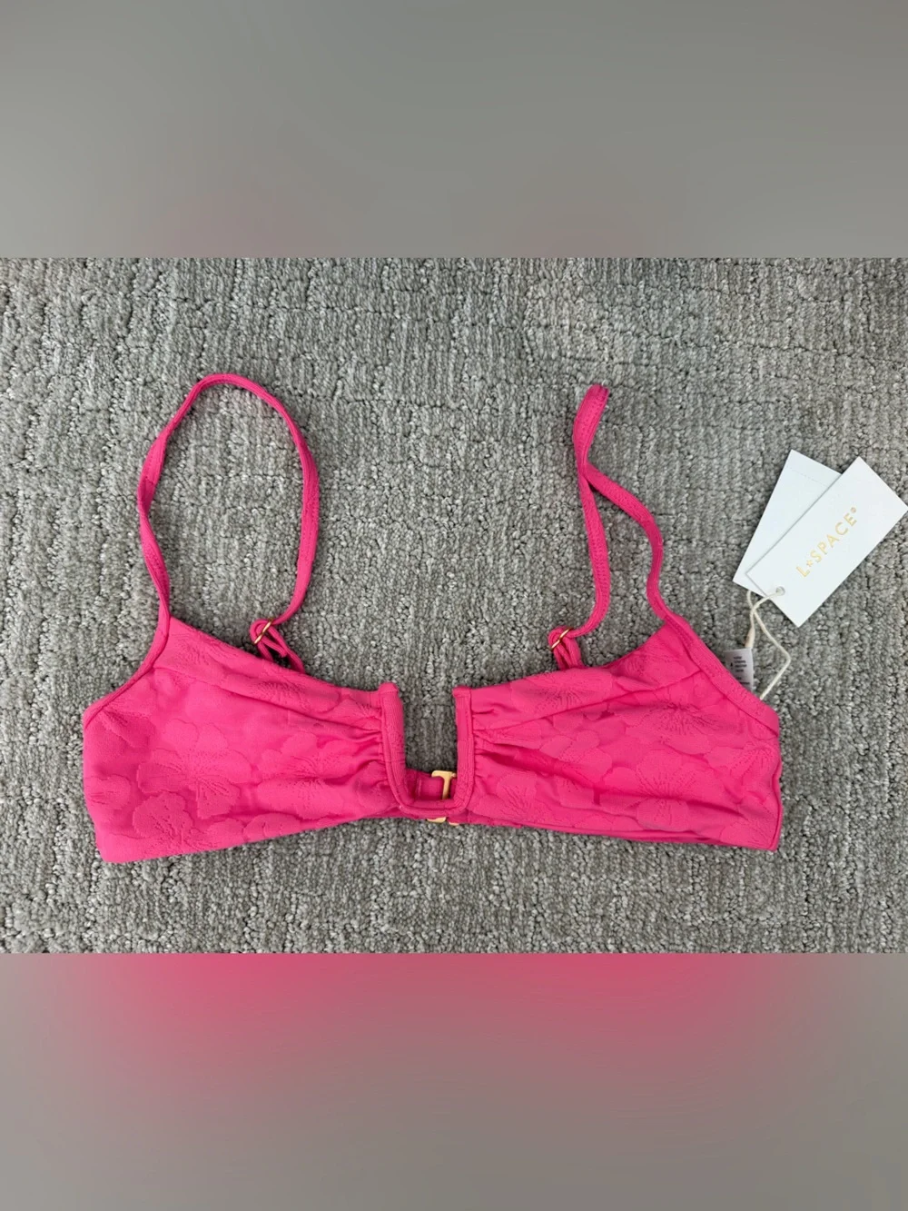 L*Space Peyton Pink Women's Swim Top